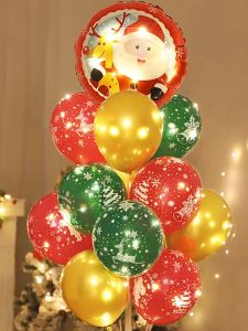 Christmas Balloon Table Float Christmas themed party Decoration Birthday Party Wedding Anniversary Background Decoration Boy Girl Baby Shower santa claus decoration glow in the dark wall decor christmas decorations for home 2026 2027 christmas gift ideas