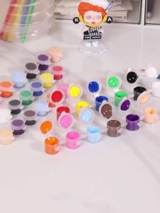 2ML Acrylic Pigment Student Basic Painting Supplies Childrens DIY Graffiti Pigment Suitable For Gypsum Dolls