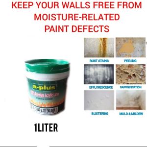 ACRYLIC EMULSION CLEAR GLOSS A-PLUS/APLUS 1LITER 4LITER(1GALLON) WATERBASED NON TOXIC LEAD FREE LOW ODOR