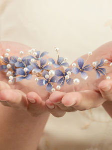 Chunyixuan Classical Gentle Elegant Hydrangea Soft Hairpin Daily Matching Han Chinese Clothing Cheongsam Hairpin Headdress Chinese Ancient Style Back Pressure