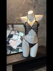 ชุดนอนไม่ได้นอน ชุดชั้นในเซ็กซี่ลายผีเสื้อ ของแท้เกรดดี ผ้าบางซีทรูพร้อมจีสตริง BF-377