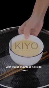KIYO Alat Kukus Stainless Flexible Kualitas Tinggi / Steamer Alat Pengukus Serbaguna Banyak Ukuran / Alat Kukusan Fleksibel Mekar Tutup Anti Karat / Alat Kukus Steamer Lipat Teratai Lotus Minimalis