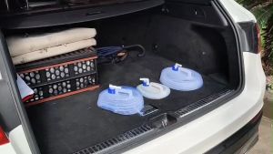 Outdoor Foldable Water Container Portable Drinking Water Storage Bag With Water Tap (Beg Air Camping) 3 / 5 / 10 / 15 Liter