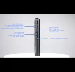 [ BorongPro ] S7 Laser Page Turning Pen Wireless USB Presenter Clicker Powerpoint Presentation Pointer PC Laptop PPT Remote Pen