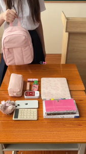 BAGSMART Puffy Mini Backpack Lightweight College Bag Waterproof Cute Schoolbag for Women Casual Work