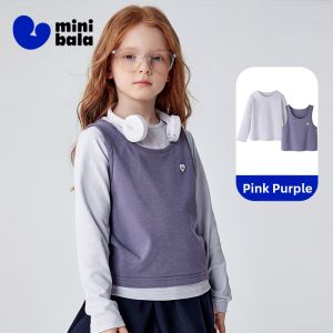 MINI BALA | Comfortable Antibacterial Girls Tee Set