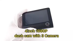Dash camera for car with 4.0 inch Screen and full HD 1080P Dual Rearview Mirror vehicle and 140 Degrees Viewing Angle Recorder with Night Vision