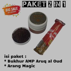 Paket Bukhur AMP + Arang Magic Lava Charcoal Termurah