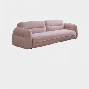 SHENGNIWEIER | Ghế Sofa Vải Có Thể Gỡ Rời Phong Cách Béo Pháp Màu Hồng BoBo