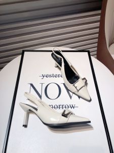 Elegant Pointed Toe High Heel Sandals Womens Commuter Shoes Hollow out Back Strap Thin Heel Fashionable Casual Footwear