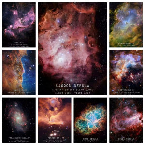 Jigsaw Puzzle 1000 pcs Stunning Rosette Nebula And Galaxy Deep Space Scene For Adults Stress Relief Puzzle Fun Present
