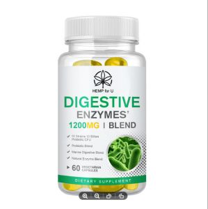 Digestive Enzymes Capsules Plus Prebiotic and Probiotic Supplements Vegan Formula for Better Digestion and Lactose Absorption Promotes Digestion