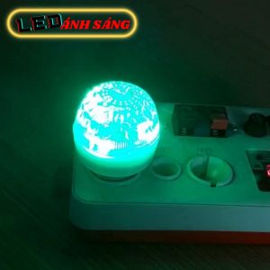 Bóng đèn LED Chanh đổi 7 màu đuôi E27 Kín nước