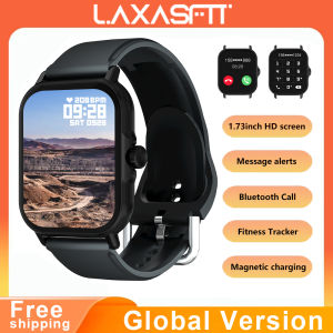 LAXASFIT 2024 New Smart Watch Bluetooth Voice Call Health Monitoring Men Women Smart Watch Gift Fro Android IOS