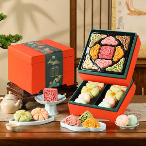 HUANGJIASHANGSHIJU | Hộp Quà Bánh Truyền Thống Đặc Sản Tây An 8 Cái