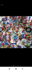 mainan tradisional anak gangsing ringmodifkasi dengan berbagai motif. ukuran 5/8/m.16 isi 12 pcs.