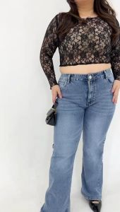 Celana Jeans Wanita Lupe Cutbray - SYS Clothier