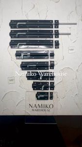 Grendel Slot Pintu Jendela Bulat Double Plat VOXY 2 3 4 5 inch & ISI 12/24 PCS