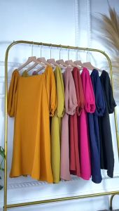 MASAYU MIDI DRESS CRINCKLE