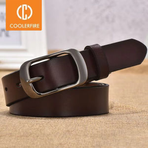New Womens Strap Casual All-Match Women Brief Genuine Leather Belt Women Strap Pure Color Belts Top Quality Jeans Belt WH001
