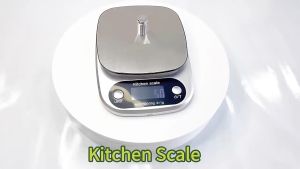 INNOQ Digital Food Scale Digital Weighing Scale for Food 3kg/5kg/10kg Kitchen Scale Calorie Deficit Weighing Scale