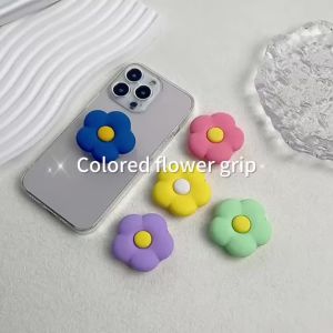 Cute Flowers Phone Grip Tok Holder Socket Cellphone Bracket Finger Ring For iPhone 17 Samsung Griptok Support Telephone Portable