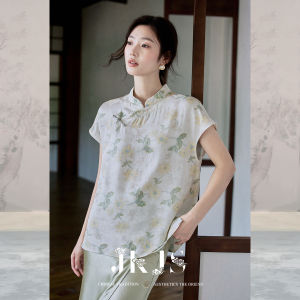 JK&JS | Áo Thun Phong Cách Trung Quốc Mới In Hoa