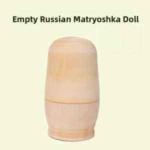 Wooden Doll DIY Handmade Coloring Toy 5 Layers Popular Childrens Kindergarten Doodle Material Kit Creative Intelligence Enhancement