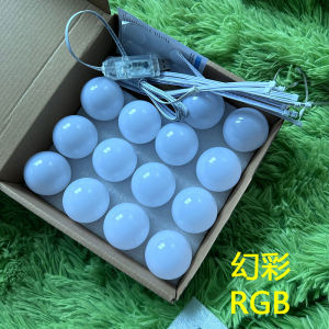 2025 RGB USB 5V Bulb Dimmable Wall Lamp 5V LED Makeup Mirror Dressing Table Light Beauty Lamp Hand Sweep SensorCosmetic Lights