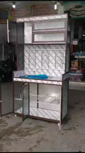 Kitchen set 3 pintu Tiang Holo/Rak piring/Rak Wastafel/Rak alumunium/FREE ONGKIR-Jabodetabek