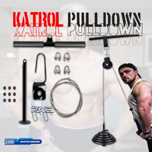 Katrol Fitness Gym DIY Pulley Cable Machine Arm Bicep Equipment