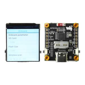 diymore | ESP32-C6 1.3-inch LCD Display ST7789 Wi-Fi Bluetooth Development Board 240×240 Resolution Single-Core Processor Type-C Port