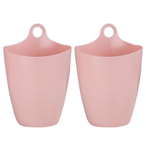 Mini Wall-Mounted Multi-Functional Trash Can Storage Box Desktop Pen Holder for Students Home Cleaning Tools Long Tub Shape