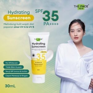 THE FACE HYDRATING SUNSCREEN UV DEVENDER 30ML -SPF 35++++ BPOM