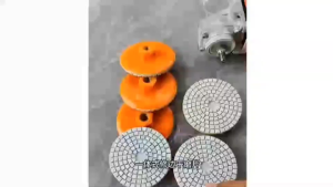 AD73 ใบชัดลบคมขอบกระจก กระเบื้อง ขนาด 80 cm 3 นิ้ว รูเกลียว M10 ใส่กับหินเจียร ***เลือกก่อนซื้อ