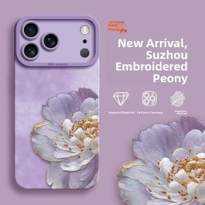LINGZHICAI | Silicone Protective Case for iPhone 17promax 15 13 12 16pro 14pro