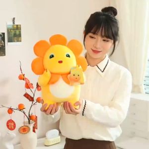 Mainan Anak Boneka Nailong Boneka Dino Kuning Boneka Naga Susu Matahari Sunflower