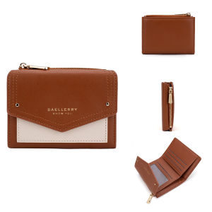 Baellerry Luxury Womens Long Wallet Fashion Zipper Handbag PU Leather Billfold Coin Purse with Card Holder