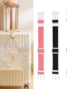 Portable Travel Luggage Strap Fixed Bag Packing Belt Tie Fastener External Carry-On Bag Hook Durable Travel Accessory