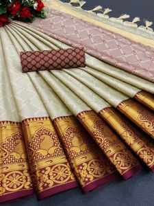 [PRE-ORDER]New Arrival Soft Cotton Silk Saree (ETA:2023-06-09)15 TO 20 DAYS DELIVERY