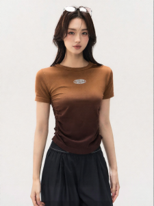 MITAOGIRL | Gradient Color Moisture Wicking Stretchable Yoga Top