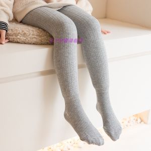 New Girls Leggings Fleece-lined Thickened Autumn and Winter Outer Wear Baby Winter Warm Jacquard Children Pantyhose
