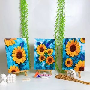 Hiasan Dinding Bunga Matahari Aesthetik (20x30cm)