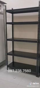 Kệ V lỗ đa năng cao cấp - Kệ thiết kế gài không dùng ốc vít (Dài 1m x rộng 30 x cao 2m x 5 tầng)