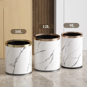 Thùng rác mở phía trên 9L/10L/12L thùng rác da Mực vẽ Thùng rác hai lớp cho phòng tắm phòng ngủ phòng khách văn phòng ngân hàng
