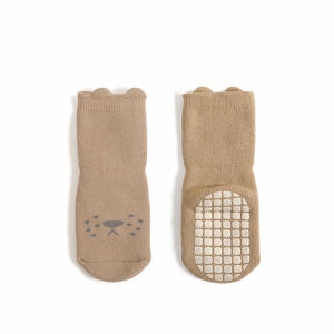 Thickened Fleece Baby Socks Toddler Walking Shoes Indoor Anti-slip Floor Socks Pure Cotton Infant Shoes Winter Warm Breathable