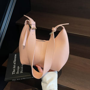 Túi Đeo Chéo Dung Tích Lớn Bằng Da Mềm Cho Nữ Túi Đeo Vai Đơn Kiểu Bánh Bao Túi Đựng Đồ Dùng Hàng Ngày Cho Nữ