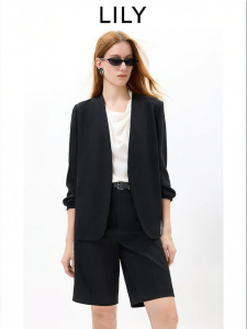 Lily | Áo Blazer Nữ Dễ Thương Rộng Rãi Đơn Giản