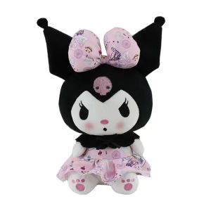 Sanrio | 2026 New Sanrio Strawberry Kuromi & My Melody Plush Pillow Soft Fluffy Stuffed Doll Cute Bedroom Decor Surprise Gift for Girls