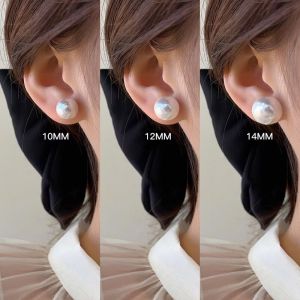 New 2025 Fashion Pearl Earrings & 925 Silver Needle Studs: A Luxurious Sensation for Women's Ear Jewelry